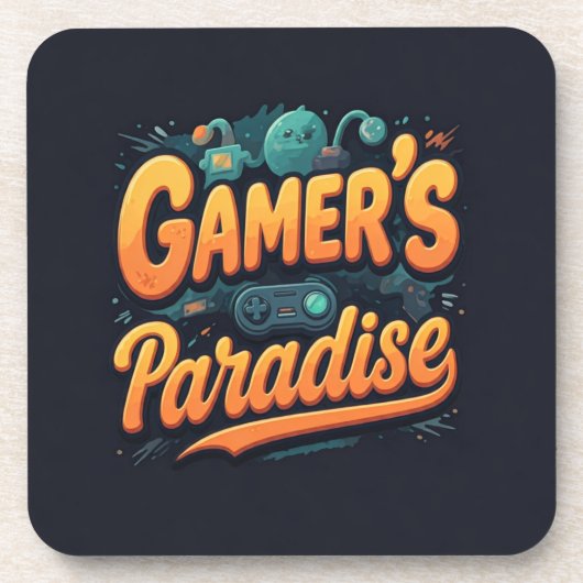 Dessous-de-verre Paradise des Gamer (Devant)