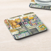 Dessous-de-verre Paradise Pushcart (Côté gauche)