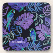 Dessous de verre paradisiaques de perroquets tropi (Devant)