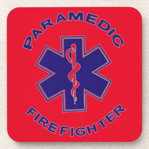 Dessous-de-verre Paramedic du pompier