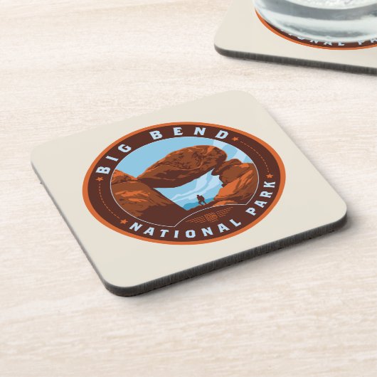 Dessous-de-verre Parc national Big Bend (Côté gauche)