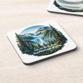 Dessous-de-verre Parc national de Glacier Bay Alaska (Côté gauche)