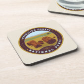 Dessous-de-verre Parc national de la Forêt Petrifiée (Côté gauche)