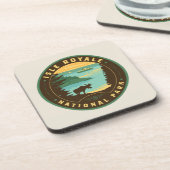 Dessous-de-verre Parc national de l'Isle Royale (Côté gauche)