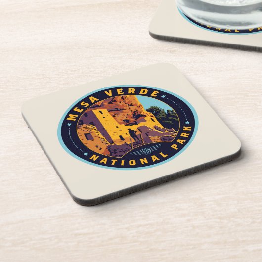 Dessous-de-verre Parc national de Mesa Verde (Côté gauche)