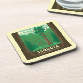 Dessous-de-verre Parc national de Sequoia (Côté gauche)