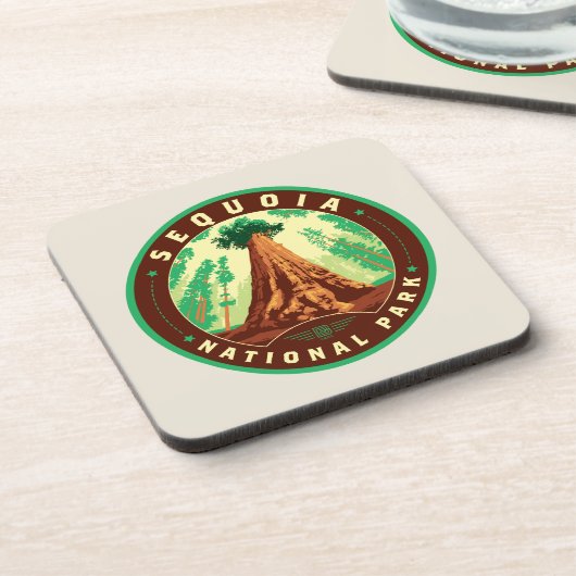 Dessous-de-verre Parc national de Sequoia (Côté gauche)