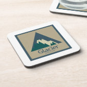 Dessous-de-verre Parc national des Glaciers Rustique (Côté gauche)