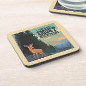 Dessous-de-verre Parc national des Great Smoky Mountains (Côté gauche)