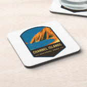 Dessous-de-verre Parc national des îles Channel (Côté gauche)