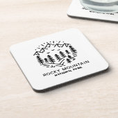 Dessous-de-verre Parc national des Rocheuses (Côté gauche)