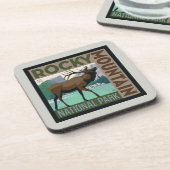 Dessous-de-verre Parc national des Rocheuses | Elk (Côté gauche)