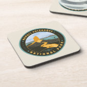 Dessous-de-verre Parc national des volcans d'Hawaii (Côté gauche)