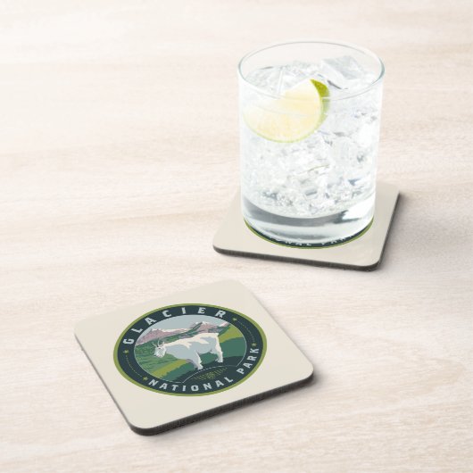 Dessous-de-verre Parc national du Glacier (Côté Droit)