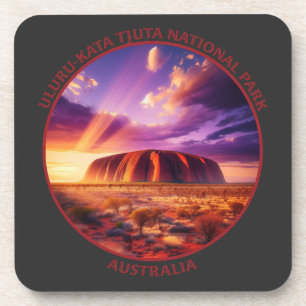 Dessous-de-verre Parc national d'Uluru-Kata Tjuta, Australie
