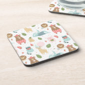 Dessous-de-verre Paresse et motif d'amis (Côté gauche)