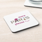 Dessous-de-verre Paris Attractions Plus Paris S'il vous plaît Parti (Côté gauche)