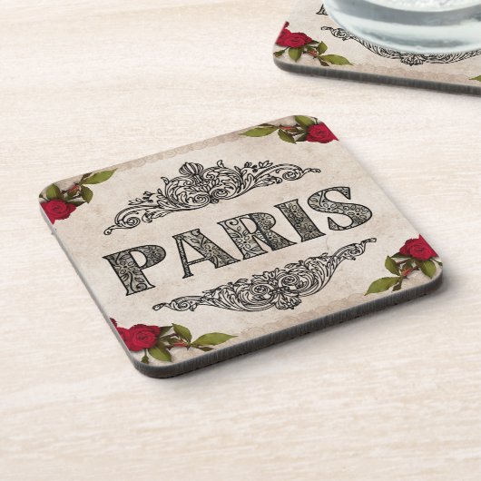 Dessous-de-verre Paris Beverage Coaster (Côté gauche)