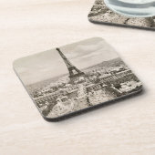 Dessous-de-verre Paris : Tour Eiffel, 1900 (Côté gauche)