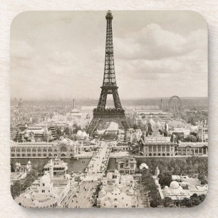 Dessous-de-verre Paris : Tour Eiffel, 1900