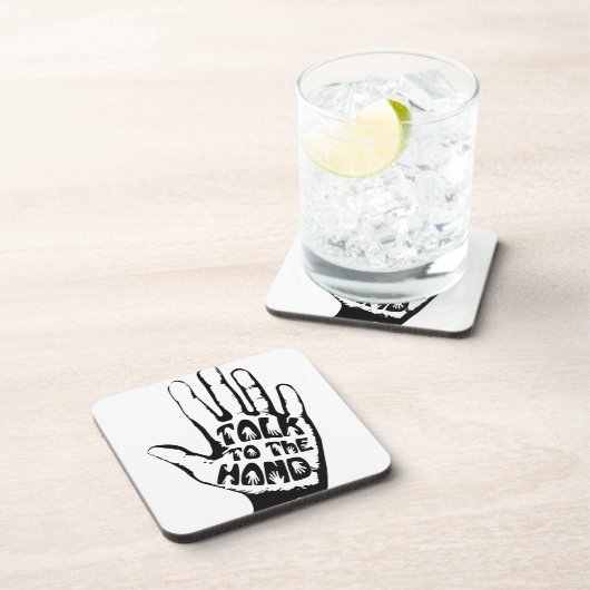 Dessous-de-verre Parle à la main (Côté Droit)