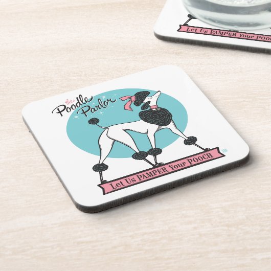 Dessous-de-verre Parlure de caniche (Côté gauche)