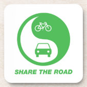 Dessous-de-verre Partager la route (Devant)