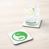 Dessous-de-verre Partager la route Yin Yang (Côté Droit)