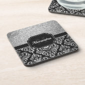 Dessous-de-verre Parties scintillant Damask (Côté gauche)