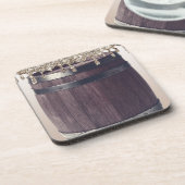 Dessous-de-verre Parties scintillant d'or goutte rustique Glam Pays (Côté gauche)