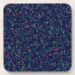 Dessous-de-verre Parties scintillant multicolore Confetti
