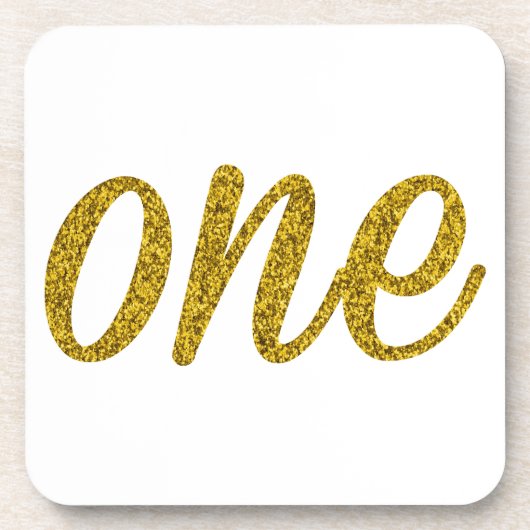 Dessous-de-verre Parties scintillantes numéro UN (1) (Devant)