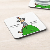 Dessous-de-verre Pas au-dessus de l'humour de colline (Côté gauche)