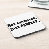 Dessous-de-verre Pas Concédé, Juste Parfait (Côté gauche)