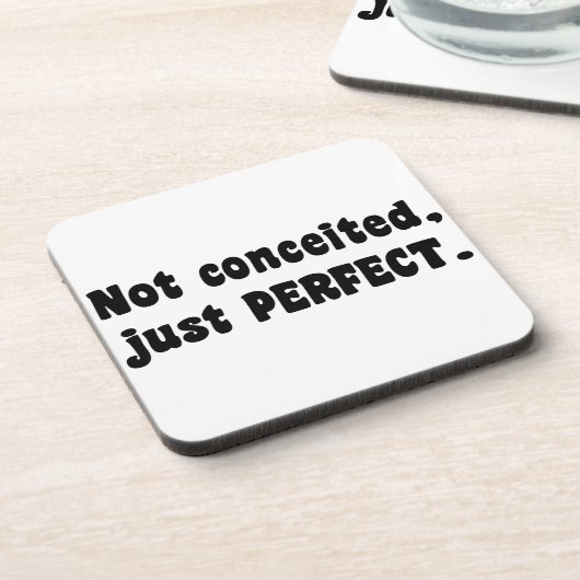 Dessous-de-verre Pas Concédé, Juste Parfait (Côté gauche)