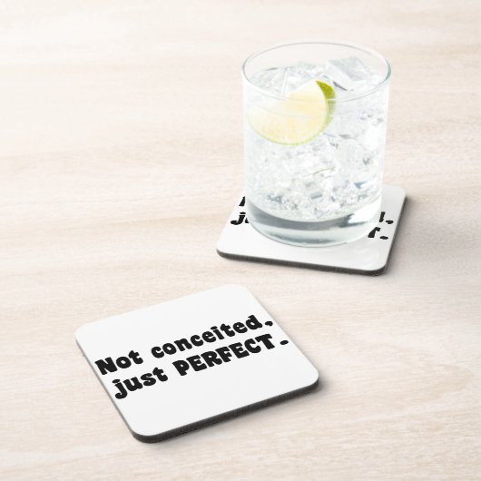 Dessous-de-verre Pas Concédé, Juste Parfait (Côté Droit)