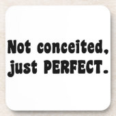 Dessous-de-verre Pas Concédé, Juste Parfait (Devant)