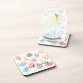Dessous-de-verre Pastel Feuilles (Côté Droit)