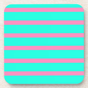 Dessous-de-verre Pastel Turquoise Bleu Vert Et Rose