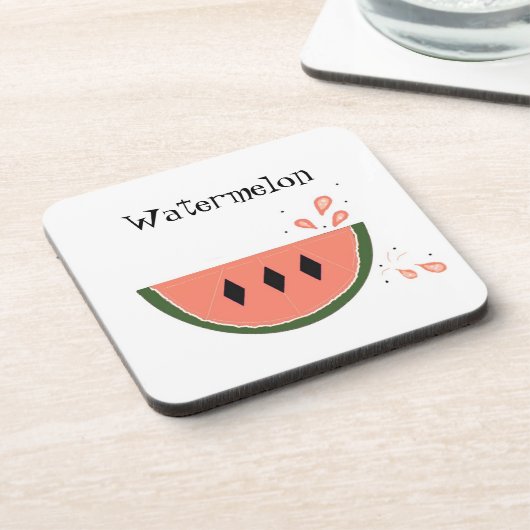 Dessous-de-verre Pastèque douce (Côté gauche)