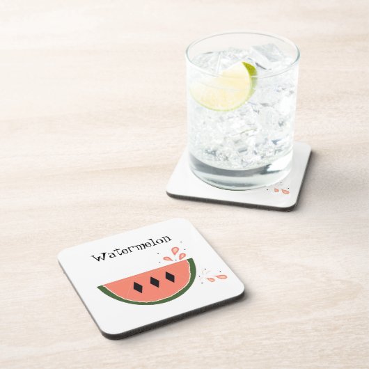 Dessous-de-verre Pastèque douce (Côté Droit)