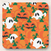 Dessous-de-verre Patch Citrouille Haunted Halloween Ghosts (Devant)
