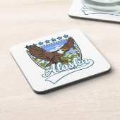 Dessous-de-verre Patch de voyage en Alaska (Côté gauche)