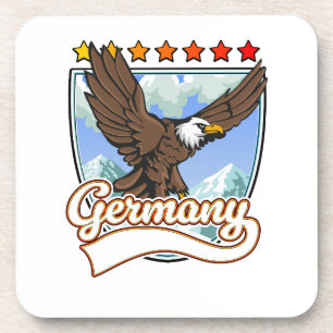 Dessous-de-verre Patch de voyage en Allemagne