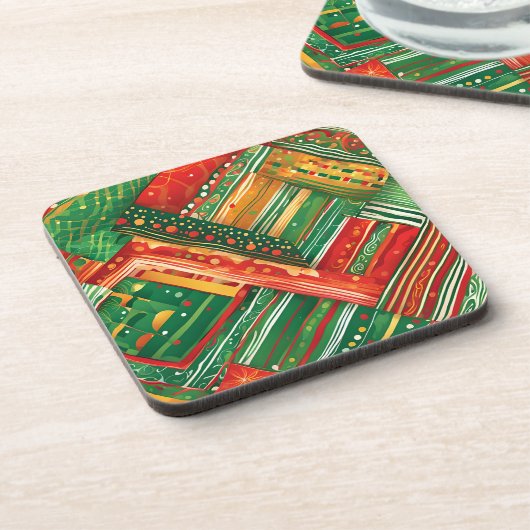 dessous de verre patchwork fiesta (Côté gauche)