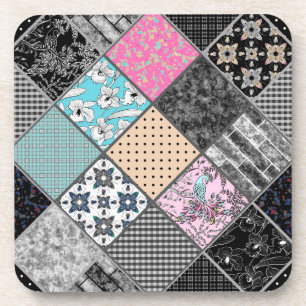 Dessous-de-verre Patchwork rétro couleurs vintages patchwork quilt