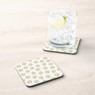 Dessous-de-verre Pâtes de chien, Pâtes de chien, Pâtes d'or