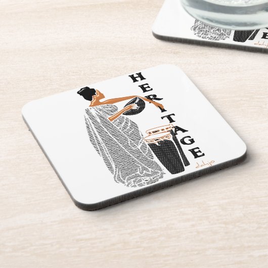 Dessous-de-verre Patrimoine AFRICAIN (Côté gauche)