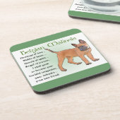 Dessous-de-verre Patrimoine Malinois belge de l'Amour (Côté gauche)