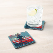 Dessous-de-verre Patriotic USA Hope Graphisme Art Design (Côté Droit)